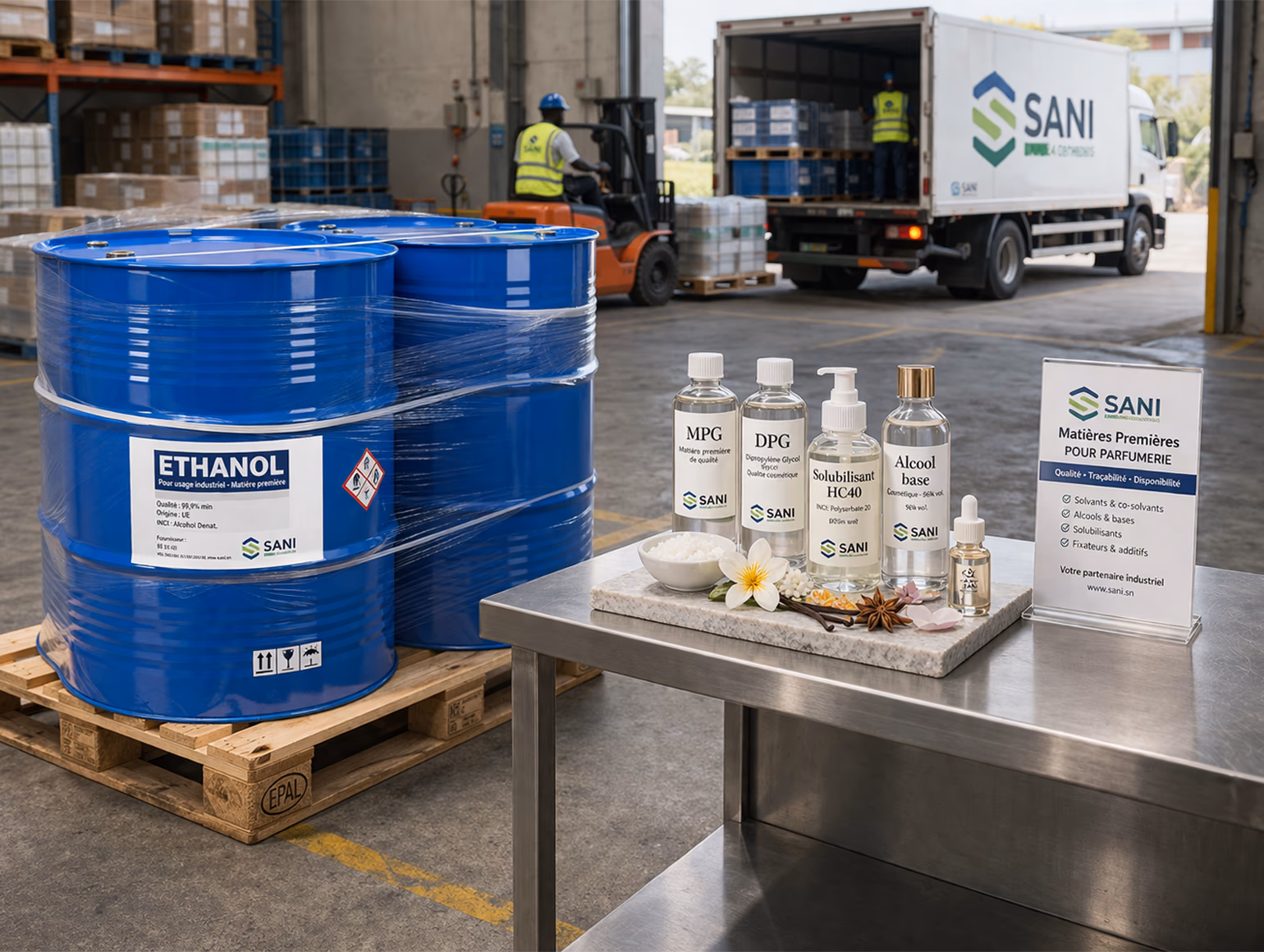 SANI AFRIQUE - Bases de parfums professionnelles